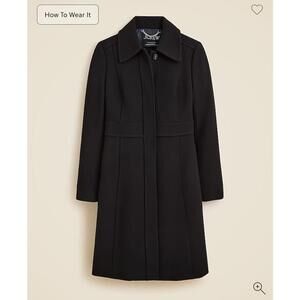 J. Crew New lady day topcoat in Italian double-cloth wool blend